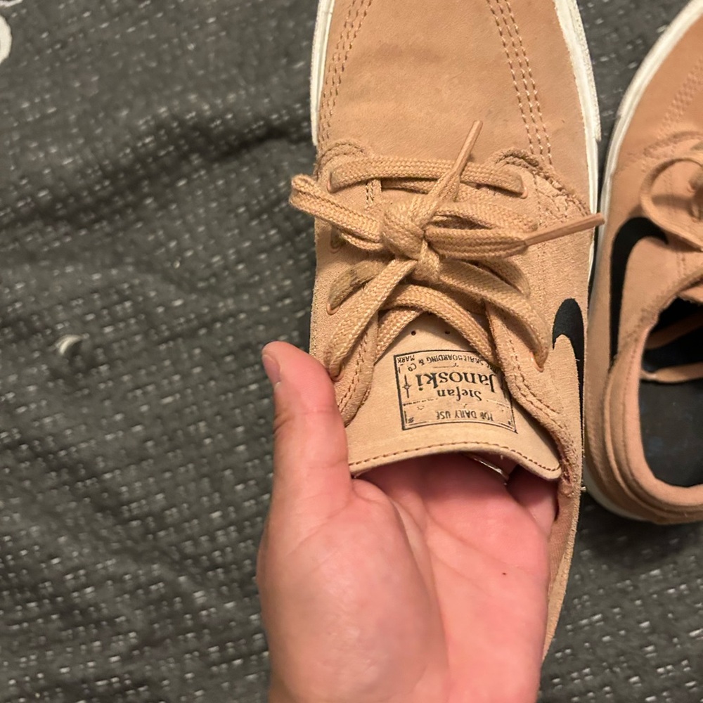 Nike Tan Suede Sneakers